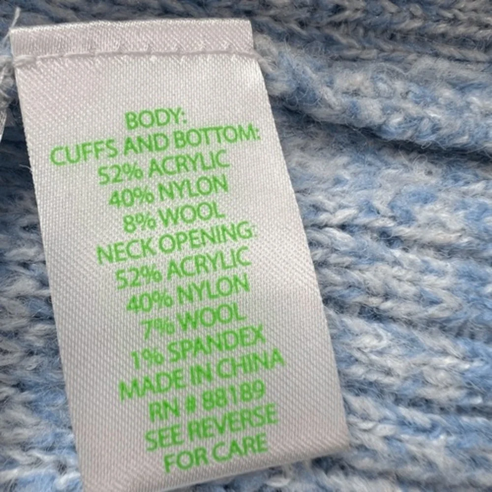 Lilly Pulitzer Womens Blue Grotto Marled Ombre Stripe Elannie Sweater Size Small - Picture 5 of 7